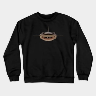 Three dimensional smiling shark Crewneck Sweatshirt